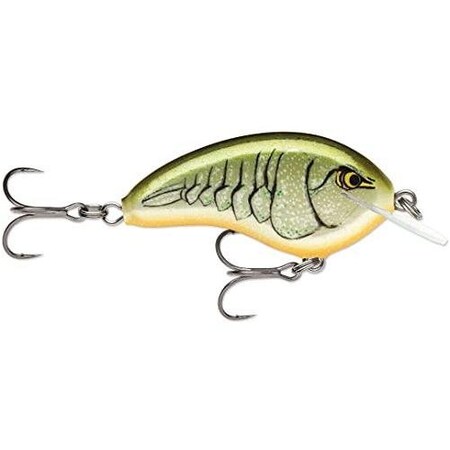 Rapala Og Tiny 4 FloatingDiving 2 14 516 Oz Running Depth 4', Vmc 5 Hybrid Trebles, Rootbeer Crawdad OGT04RTBC